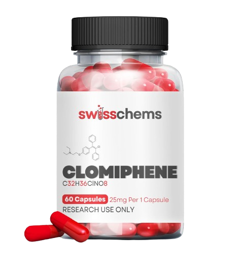 Clomiphene, (25mg/capsule), 60 Capsules