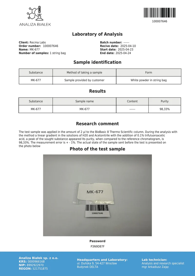 IBUTAMOREN (MK-677) Vloeibaar 750MG - Afbeelding 2