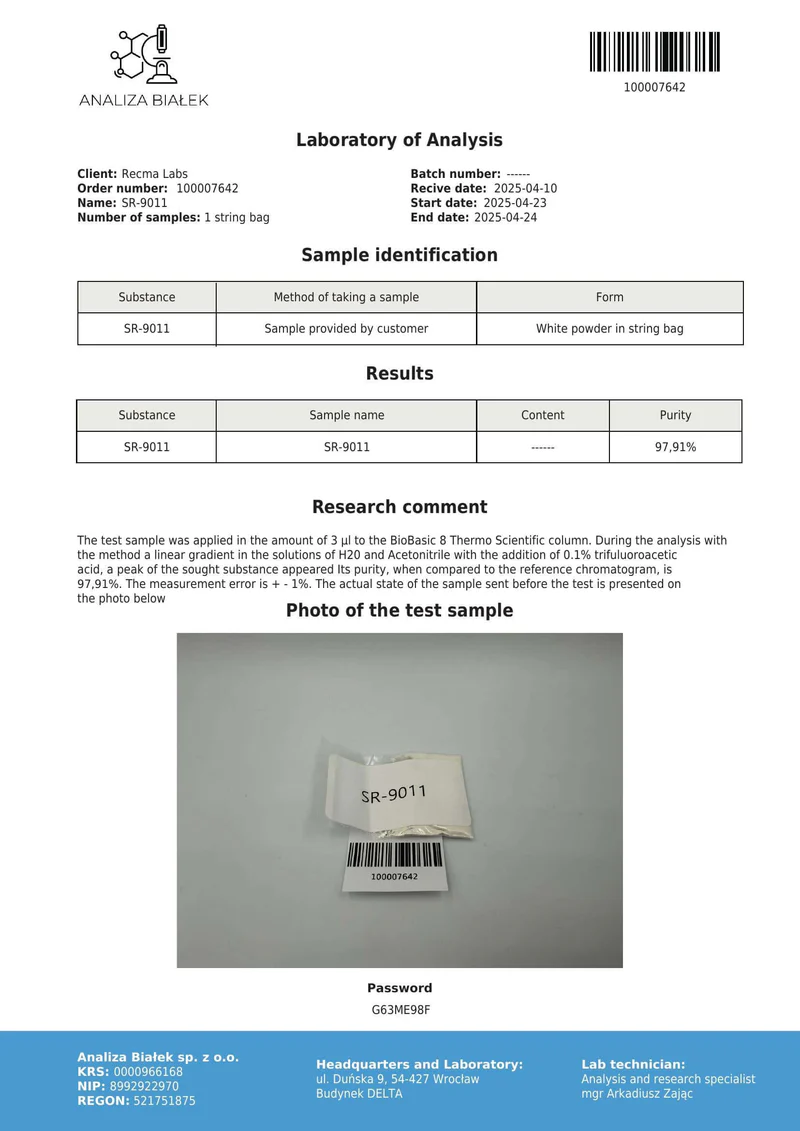 SR-9011 Poeder, 1gr - Afbeelding 2